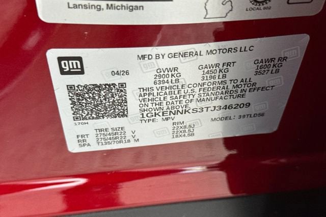 2026 GMC Acadia Elevation