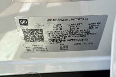 2026 GMC Acadia Elevation