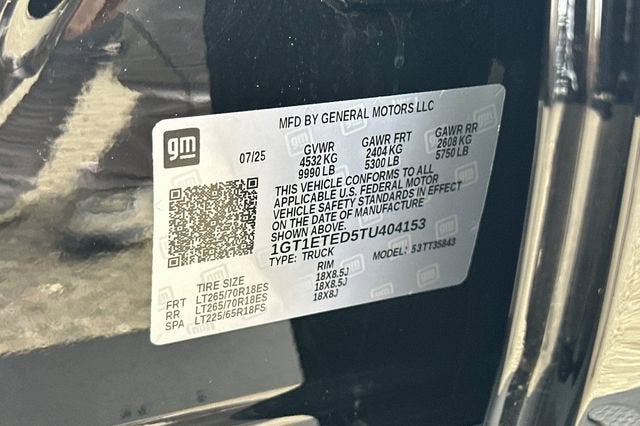 2026 GMC Sierra EV Elevation Extended Range