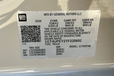 2026 GMC Sierra 2500 HD AT4