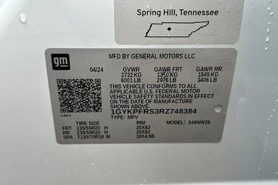 2024 Cadillac XT6 AWD 4dr Premium Luxury