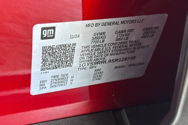 2025 Cadillac Escalade ESV Sport Platinum