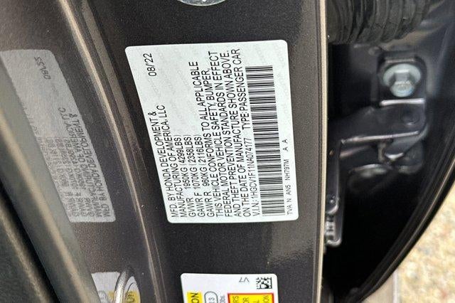 2022 Honda Accord Sedan LX 1.5T CVT