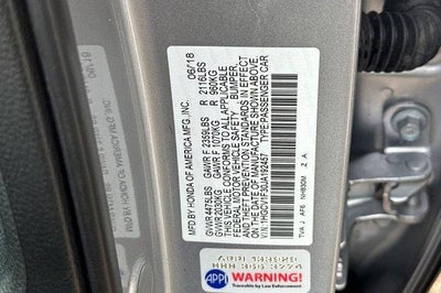 2018 Honda Accord Sedan Sport 1.5T CVT