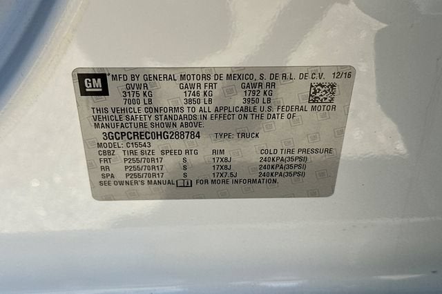 2017 Chevrolet Silverado 1500 LT