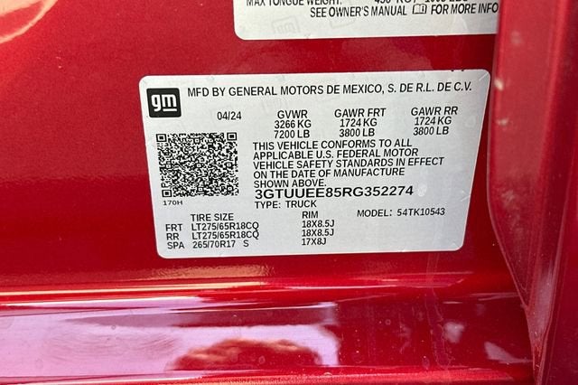 2024 GMC Sierra 1500 AT4