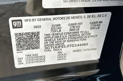 2026 GMC Sierra 1500 AT4X