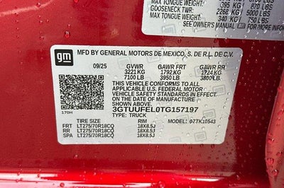 2026 GMC Sierra 1500 AT4X