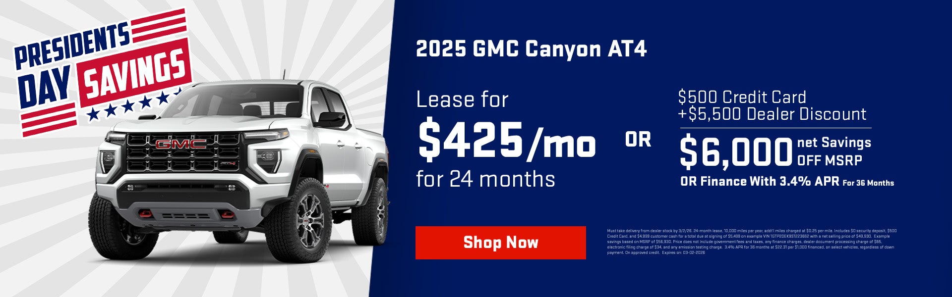 2025 GMC Canyon AT4