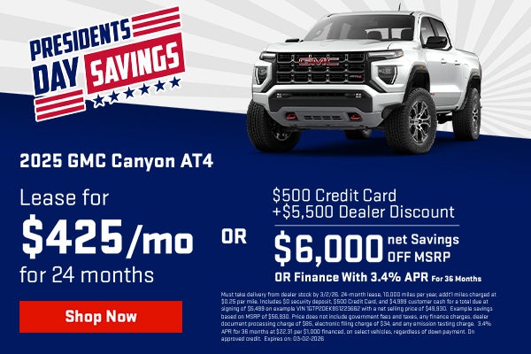 2025 GMC Canyon AT4