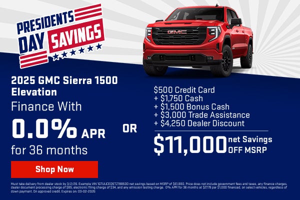 2025 Sierra 1500 Elevation