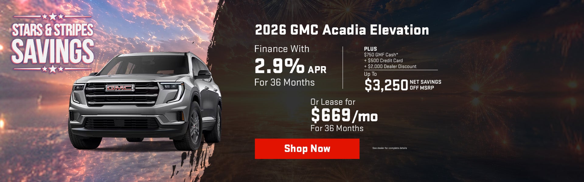 2026 GMC ACADIA