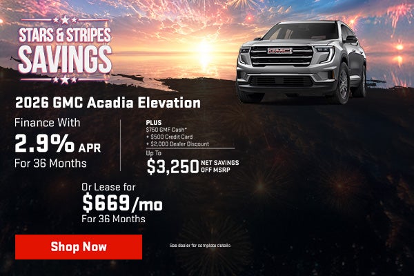 2026 GMC ACADIA