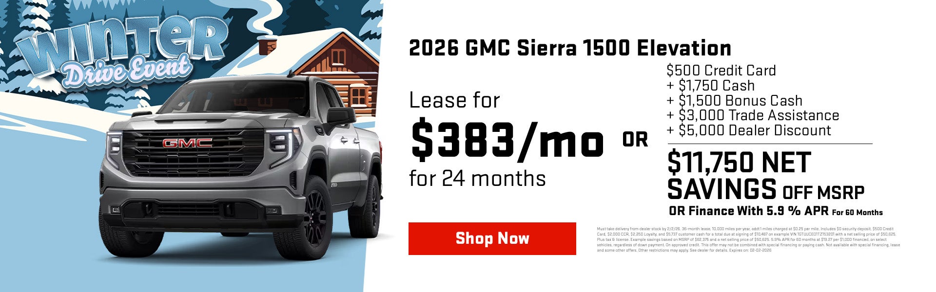 2026 GMC Sierra 1500 Elevation
