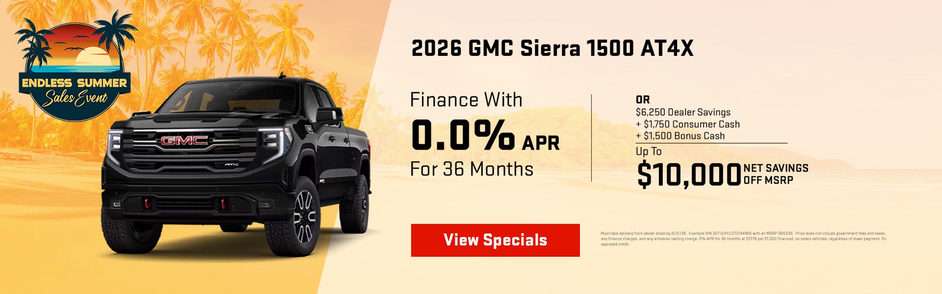 Endless Summer Sales Event