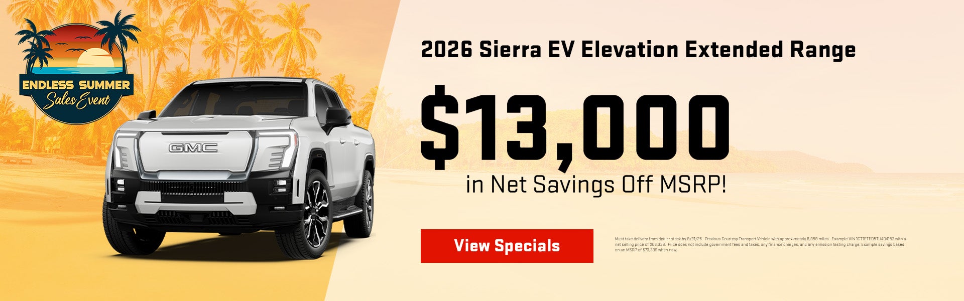 2026 Sierra 1500 EV Elevation deals 