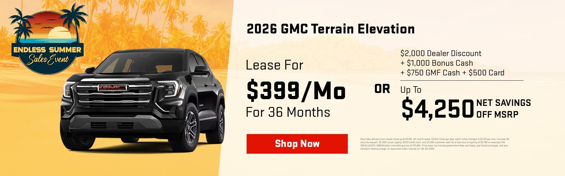 2026 GMC TERRAIN ELEVATION