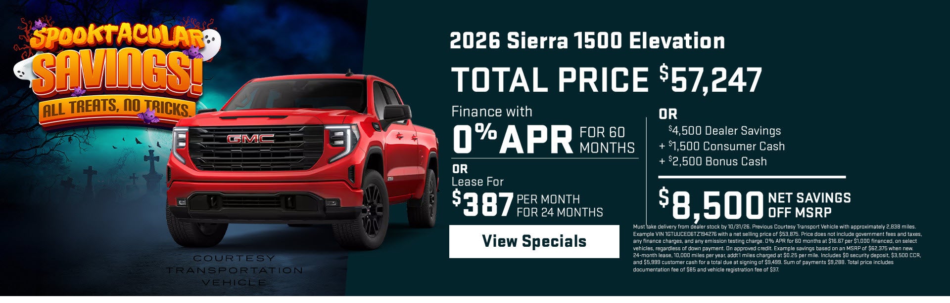 View Specials